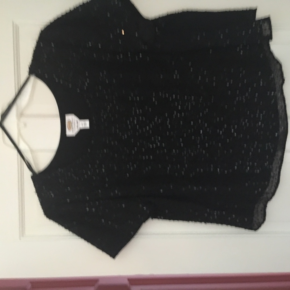 Black Sequin Top